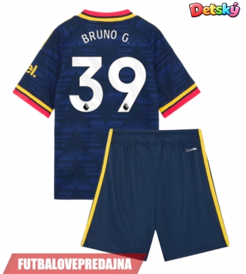 Lacne Dětský Futbalové dres Arsenal Bruno Guimaraes #39 2026-27 Krátky Rukáv - Preč (+ trenírky)